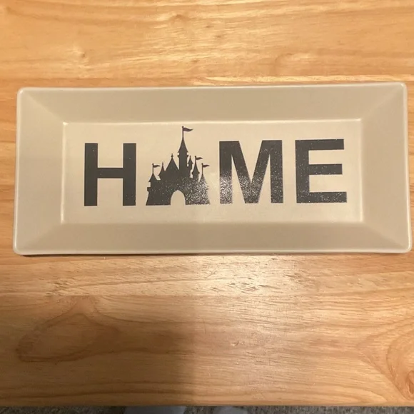 Disney Cream and Black Rectangular Tray - Picture 1 of 8